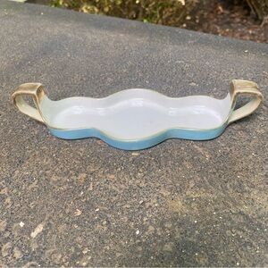 Vintage Hand Painted Nippon Baby Blue Trinket Dish